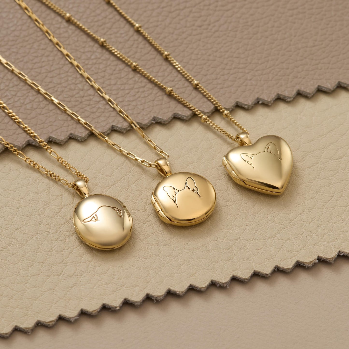 Actual Dog Paw Print Locket Necklace