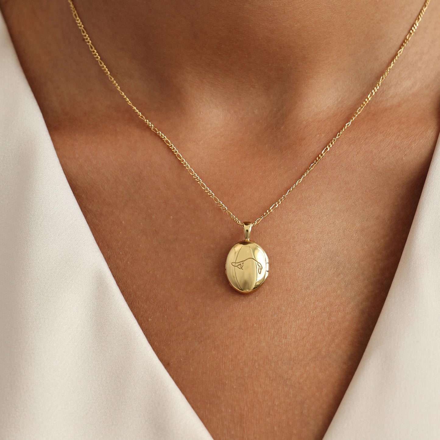 Actual Dog Paw Print Locket Necklace