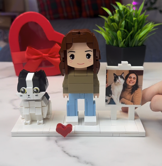 Custom building block dolls