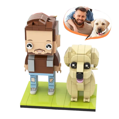 Custom building block dolls