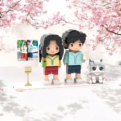 Custom building block dolls